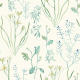 Wallpaper Alpine Botanical Wallpaper // White
