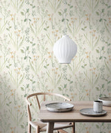 Wallpaper Alpine Botanical Wallpaper // White