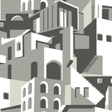 Wallpaper Arch Architectural Peel & Stick Wallpaper // Grey