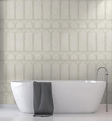 Wallpaper Arches Wallpaper // Beige & Pearl