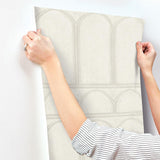 Wallpaper Arches Wallpaper // Beige & Pearl