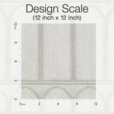 Wallpaper Arches Wallpaper // Grey & Pearl