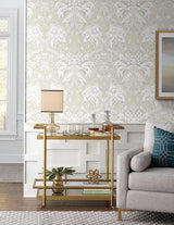 Wallpaper Artichoke Dam Wallpaper // Beige & Gold
