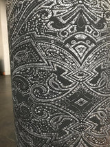 Wallpaper Ascot Damask Wallpaper // Black
