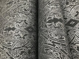 Wallpaper Ascot Damask Wallpaper // Black