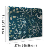 Wallpaper Aspen Wallpaper // Dark Blue