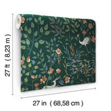 Wallpaper Aspen Wallpaper // Dark Green