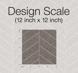 Wallpaper Atelier Herringbone Wallpaper // Grey