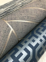 Wallpaper Atelier Herringbone Wallpaper // Grey