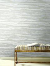 Wallpaper Atmosphere Wallpaper // Beige & Silver