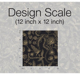 Wallpaper Aviary Peel & Stick Wallpaper // Black & Gold