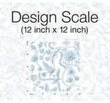 Wallpaper Aviary Peel & Stick Wallpaper // Blue & Cream