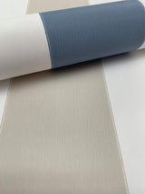 Wallpaper Awning Stripe Wallpaper // Blue