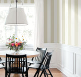 Wallpaper Awning Stripe Wallpaper // Cream