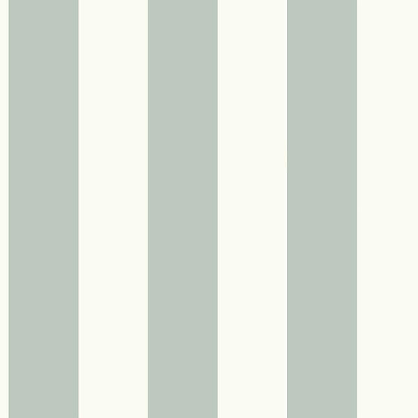 Wallpaper Awning Stripe Wallpaper // Green & White 