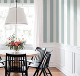 Wallpaper Awning Stripe Wallpaper // Light Grey