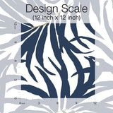 Wallpaper Bali Leaves Peel & Stick Wallpaper // Blue