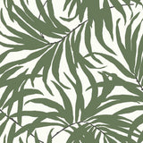 Wallpaper Bali Leaves Peel & Stick Wallpaper // Green