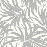 Wallpaper Bali Leaves Peel & Stick Wallpaper // Metallic