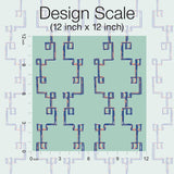 Wallpaper Bamboozled Peel & Stick Wallpaper // Sky Blue