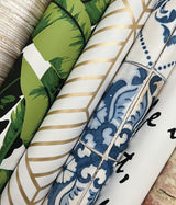 Wallpaper Banana Leaf Peel & Stick Wallpaper // White & Black