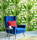 Wallpaper Banana Leaf Wallpaper // Magenta