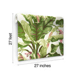 Wallpaper Banana Leaf Wallpaper // Magenta