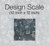 Wallpaper Barbier Wallpaper // Blue