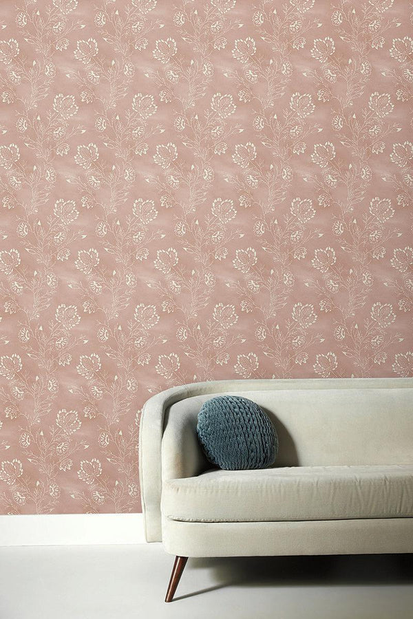 Wallpaper Barbier Wallpaper // Light Pink