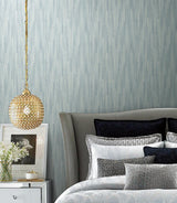 Wallpaper Bargello Wallpaper // Blue