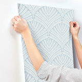 Wallpaper Beachcomber Wallpaper // Blue & White