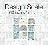 Wallpaper Bears Peel & Stick Wallpaper // Blue