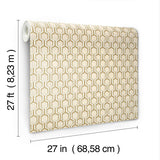 Wallpaper Bee Sweet Wallpaper // Gold