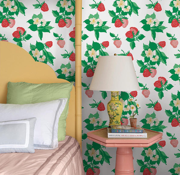 Wallpaper Berry Nice Peel & Stick Wallpaper // Berry Pink