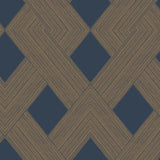 Wallpaper Beveled Edge Wallpaper // Navy