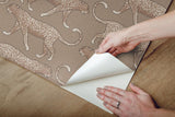 Wallpaper Big Cat Walk Peel & Stick Wallpaper // Brown