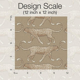 Wallpaper Big Cat Walk Peel & Stick Wallpaper // Brown