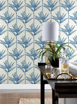 Wallpaper Bird of Paradise Wallpaper // Blue