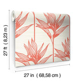 Wallpaper Bird of Paradise Wallpaper // Coral