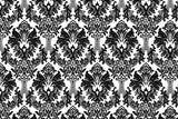 Wallpaper Bold Brocade Wallpaper // Black
