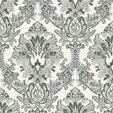 Wallpaper Bold Brocade Wallpaper // Black