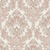 Wallpaper Bold Brocade Wallpaper // Tan & Grey