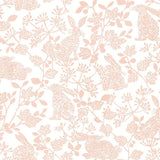 Wallpaper Botanical Bunnies Peel & Stick Wallpaper // Pink