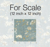 Wallpaper Botanical Fantasy Wallpaper // Blue