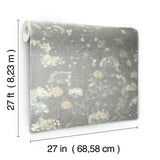 Wallpaper Botanical Fantasy Wallpaper // Grey