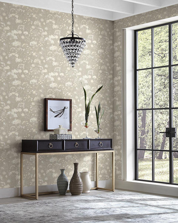 Wallpaper Botanical Fantasy Wallpaper // Light Grey