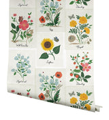 Wallpaper Botanical Prints Wallpaper // White & Pink