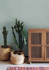 Wallpaper Boucle Wallpaper // Blue