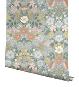 Wallpaper Bramble Garden Peel & Stick Wallpaper // Sage