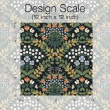 Wallpaper Bramble Wallpaper // Black & Green